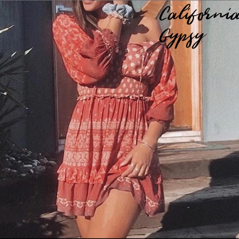 Gypsiana Floral Mini Dress - Picture 8 of 11